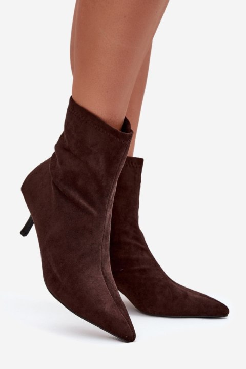 Botki Model Belisse H8-985H Czekolada - Step in style