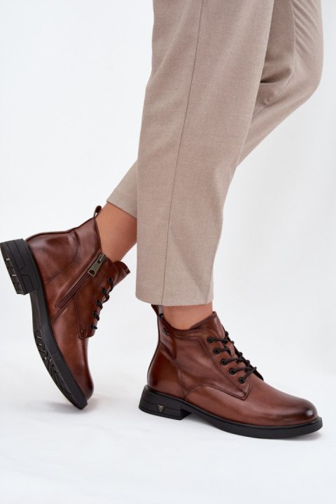 Botki Model Vinceza 39953 Brown Skóra - Step in style
