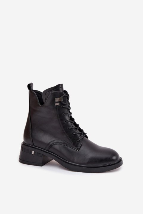 Botki Model Vinceza 58602 Black Skóra - Step in style