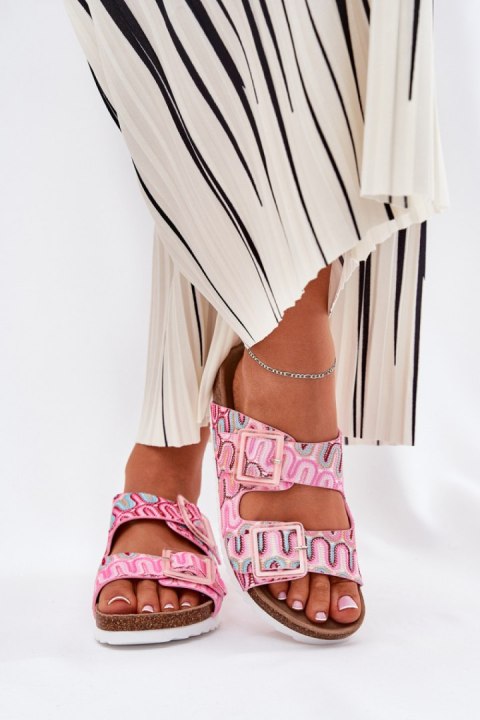 Sandał Klapki Model S.Barski RB51-006 Pink - Step in style