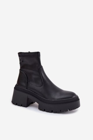 Botki Model Elvianne 9670A Black - Step in style