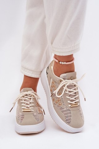 Buty Sportowe Model Ogalda YY-157 Beige - Step in style