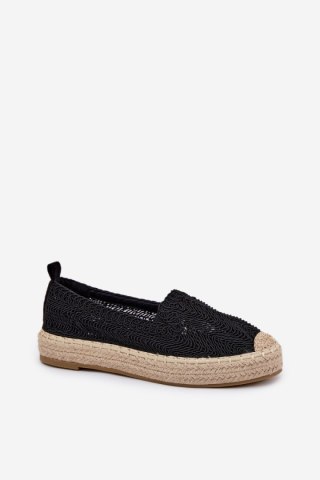 Espadryle Model Vinceza 17392 Black - Step in style