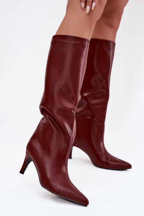 Kozaki Model Olivienne CLS-573 Bordo - Step in style