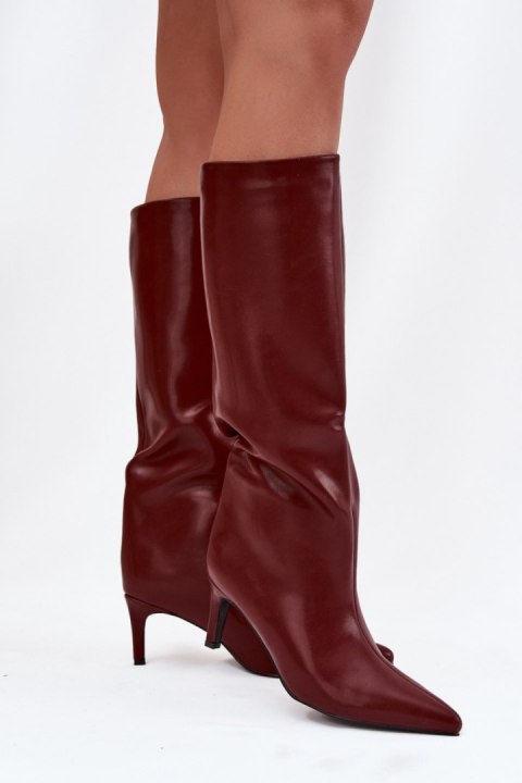 Kozaki Model Olivienne CLS-573 Bordo - Step in style