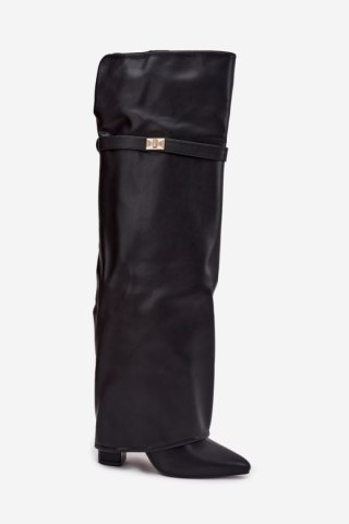 Kozaki Model Serelle CLS-593 Black Skóra - Step in style