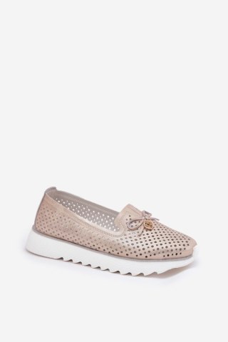 Półbuty Model DA LR51-631 Gold - Step in style