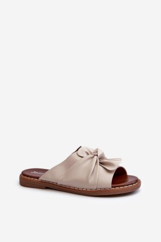 Sandał Klapki Model Nelvira RMR2266-8 Beige - Step in style