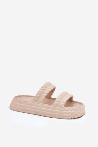 Sandał Klapki Model S.Barski ZK51-001 Beige - Step in style