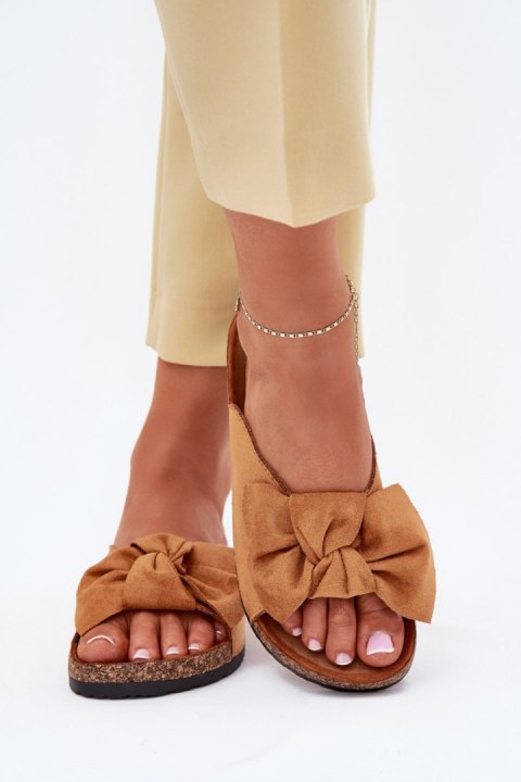 Sandał Klapki Model Seressa WD293 Camel - Step in style