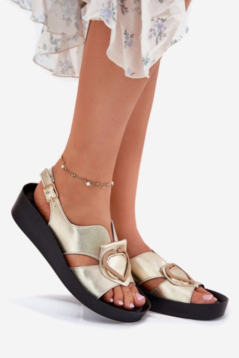 Sandały Model S.Barski KV51-031 Gold - Step in style