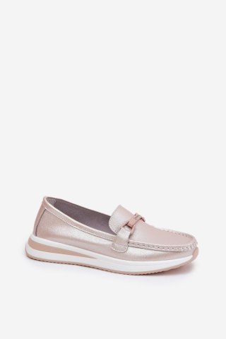 Mokasyny Model S.Barski GR51-598 Perła Pink - Step in style