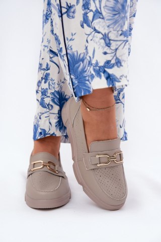 Mokasyny Model Vinceza 88007 Dark Beige - Step in style