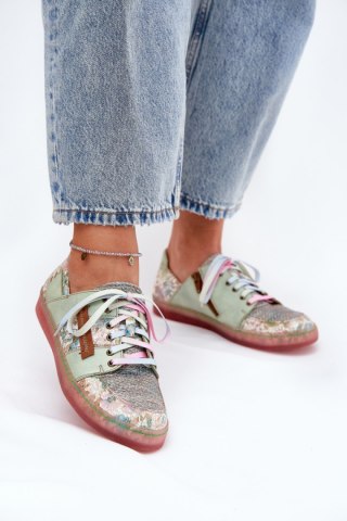 Półbuty Model Maciejka 06791-09 Light Green - Step in style