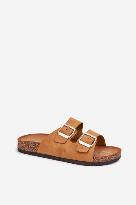 Sandał Klapki Model Livara WD295 Camel - Step in style