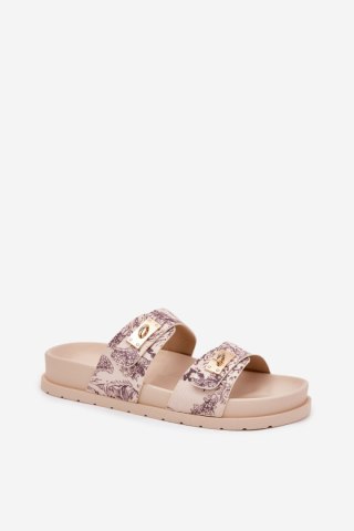 Sandał Klapki Model Sorina 1139 Beige - Step in style
