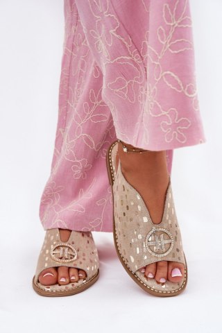 Sandały Model S.Barski KV51-094 Gold - Step in style