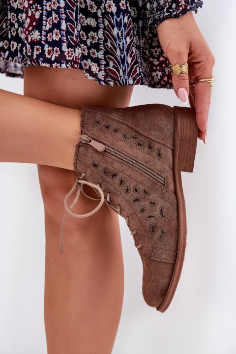 Botki Model S.Barski HY51-185 Brown - Step in style