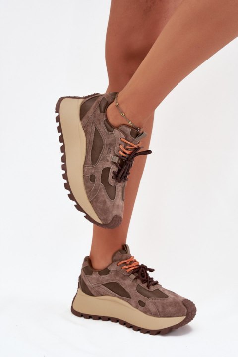 Buty Sportowe Model Big Star SS274627 HI-POLY SYSTEM Beige - Step in style