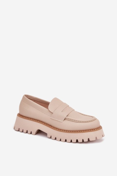 Mokasyny Model Big Star NN274050 Beige - Step in style