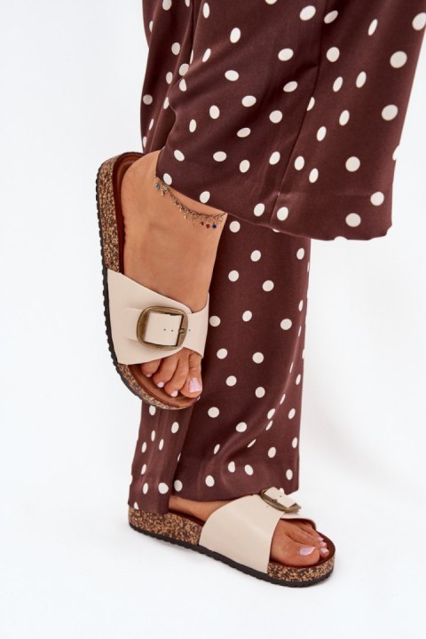 Sandał Klapki Model Vianara WD300 Beige - Step in style