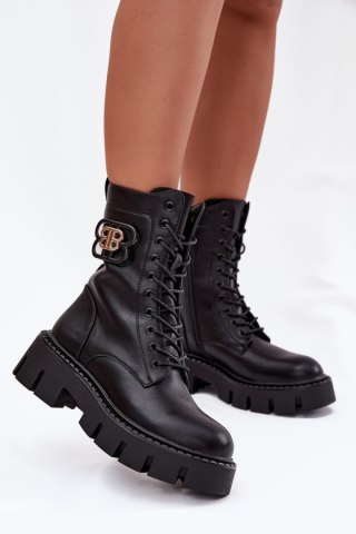 Workery Model Melisse 5808 Black Skóra - Step in style