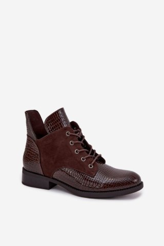 Botki Model Vinceza 16477 Brown - Step in style