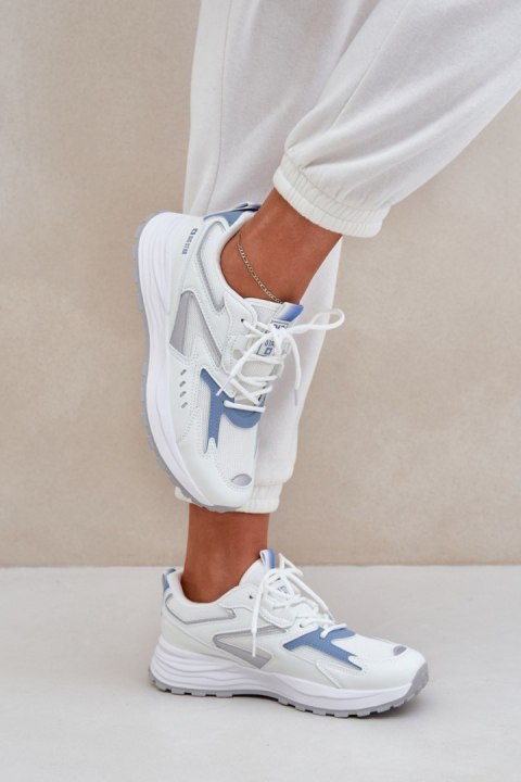 Buty Sportowe Model Big Star NN274A094 HI-POLY SYSTEM White/Blue - Step in style