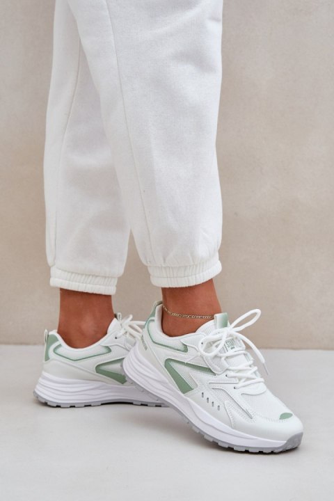 Buty Sportowe Model Big Star NN274A095 HI-POLY SYSTEM White/Green - Step in style