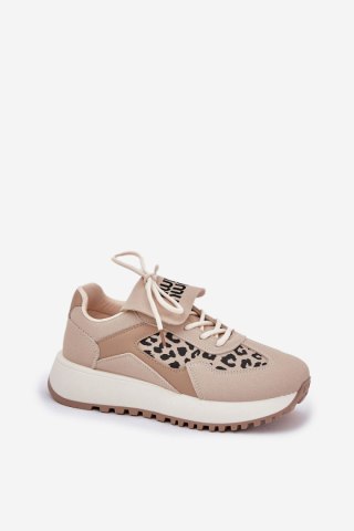 Buty Sportowe Model Pumbes 88220 Beige - Step in style