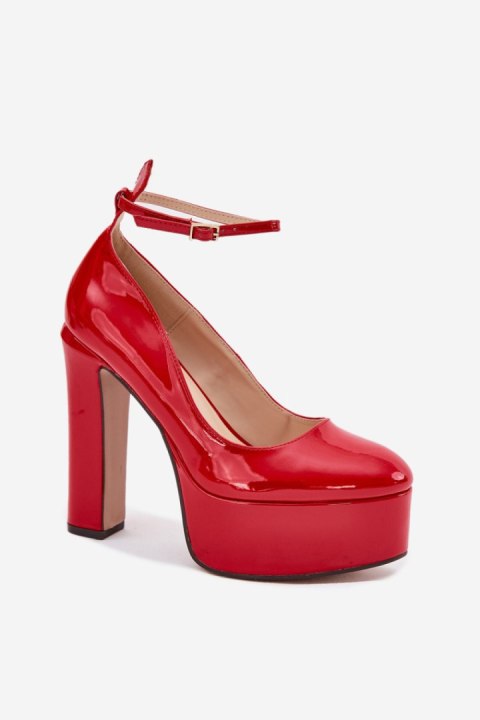 Czółenka Model Nianka C-240 Red - Step in style