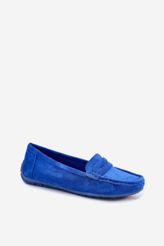 Mokasyny Model Lenvie FT245 Cobalt - Step in style