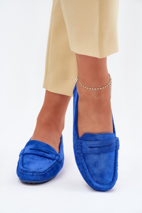 Mokasyny Model Lenvie FT245 Cobalt - Step in style