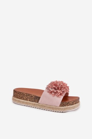 Sandał Klapki Model Tessara WD292 Pink - Step in style