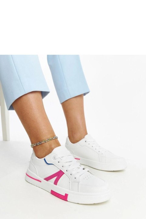 Białe sneakersy z różem Zorica - Solea