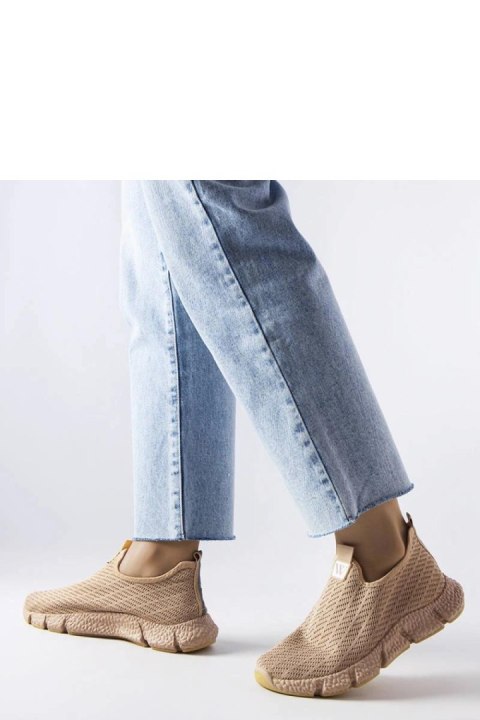Beżowe wsuwane sneakersy Yellville - Solea
