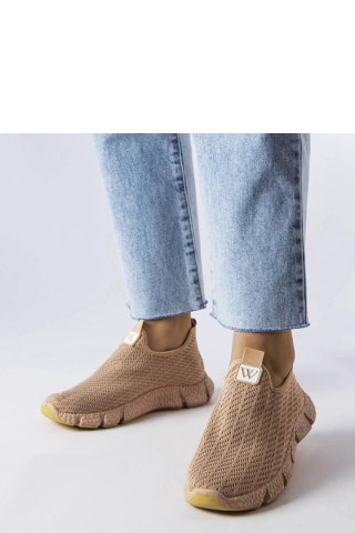 Beżowe wsuwane sneakersy Yellville - Solea