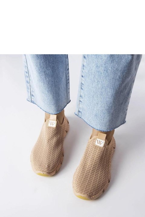 Beżowe wsuwane sneakersy Yellville - Solea