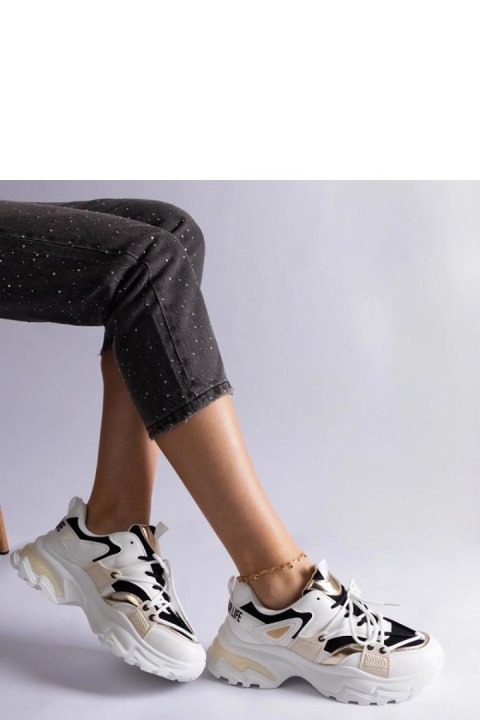Biało-czarne sneakersy sportowe Sulamita - Solea