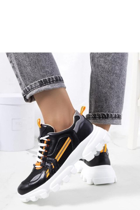 Czarne sneakersy damskie Bernier - Solea