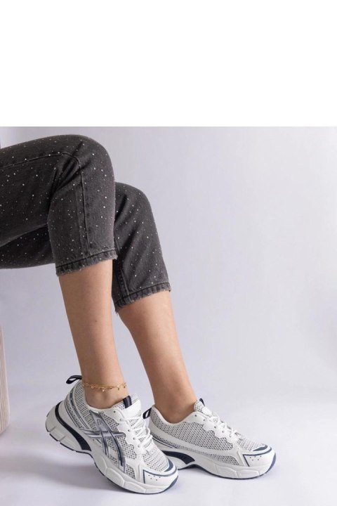 Niebieskie sportowe sneakersy damskie Ondina - Solea