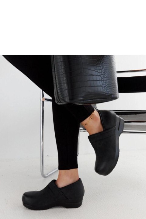 Czarne półbuty na platformie Montoro - Solea