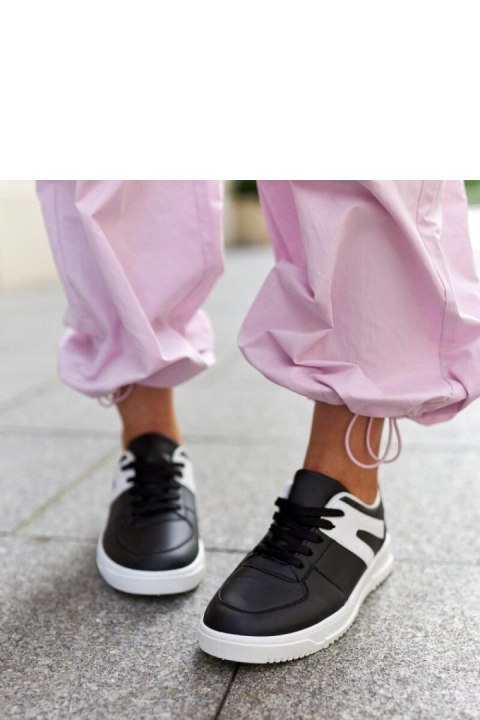 Czarne sneakersy sportowe Hagara - Solea