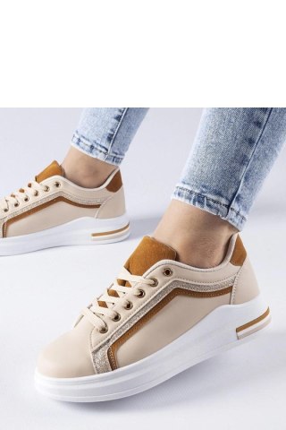 Beżowe sneakersy na platformie Mayfield - Solea