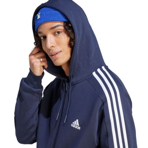 Bluza adidas Essentials Fleece 3-Stripes Full-Zip Jr IJ6478