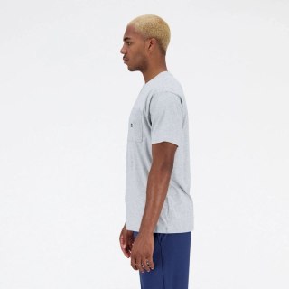 Koszulka New Balance t-shirt Essentials Reimagined Cott M MT31542AG