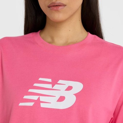 Koszulka New Balance Sport Jersey Relaxed Logo W WT43583DAB