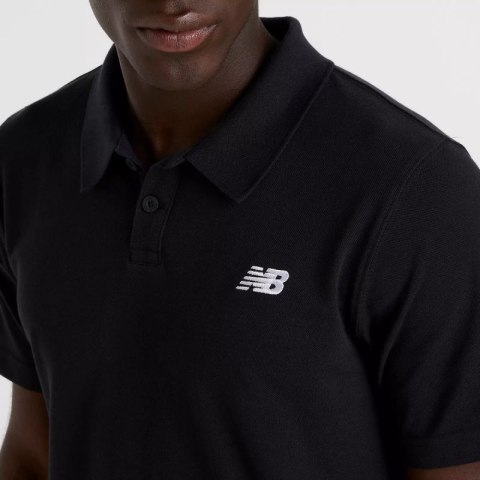 Koszulka New Balance Cotton Pique Polo M MT51519BK