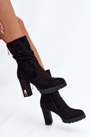 Botki Model Briannae HB-90 Black - Step in style