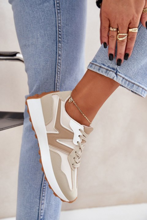 Buty Sportowe Model Britma LA295P Beige - Step in style
